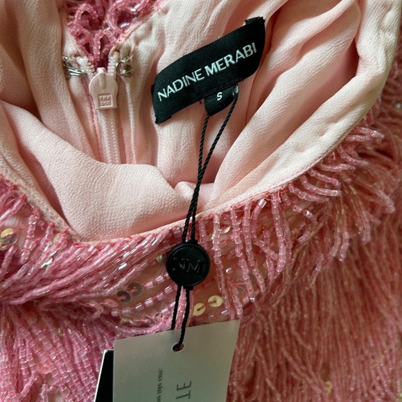 Nadine Merabi Sadie Dress Pink NWT - Picture 10 of 11